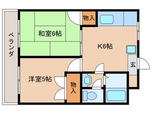 ｼﾞｬﾝﾎﾟｰﾙ １の物件間取画像